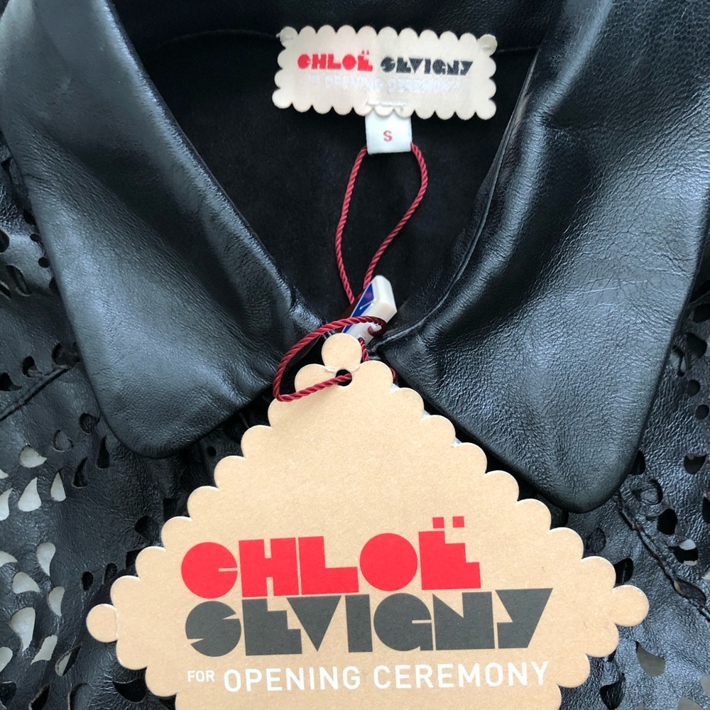 NWT Chloe Sevigny x Opening Ceremony Leather Top